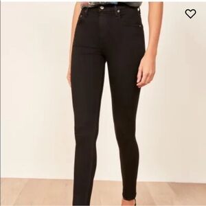 Reformation High Rise Black Jeans
